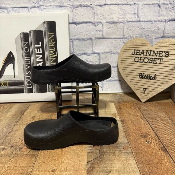 Birkenstock Super Birki Black Slip Resistance Clogs size 43 US 10 Mens - Picture 2 of 10